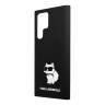 Чехол Lagerfeld Liquid silicone NFT Choupette Hard для Galaxy S23 Ultra, черный