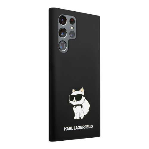 Чехол Lagerfeld Liquid silicone NFT Choupette Hard для Galaxy S23 Ultra, черный