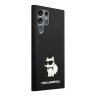 Чехол Lagerfeld Liquid silicone NFT Choupette Hard для Galaxy S23 Ultra, черный