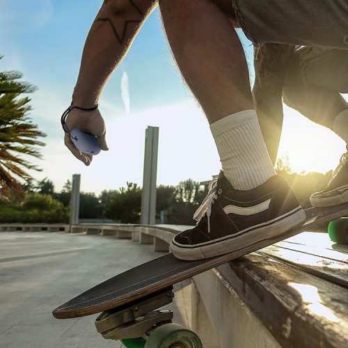 Чехол Elago Liquid case with Round strap для AirPods Pro 2, голубой