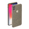 Чехол Deppa Chic для iPhone X/XS, золотой (с блестками)