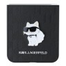 Karl Lagerfeld для Galaxy Z Flip 6 чехол PU-кожа Saffiano Monogram Choupette метал.значок, черный