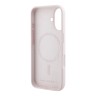 Karl Lagerfeld для iPhone 16 чехол Liquid Silicone NFT Karl&Choupette Pink (MagSafe)