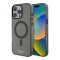 TUMI для iPhone 16 Pro чехол ShockProof Shiny Hard Black (MagSafe)