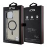 TUMI для iPhone 16 Pro чехол ShockProof Shiny Hard Black (MagSafe)