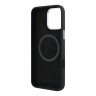 Mercedes для iPhone 16 Pro Max чехол Liquid silicone Wood Imitation Metal cam Hard Black (MagSafe)