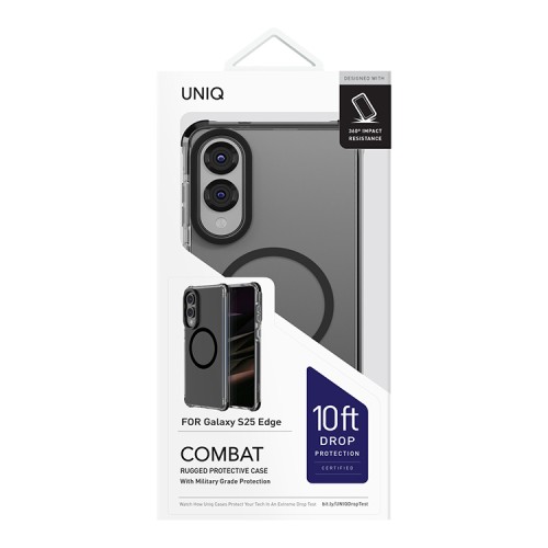Uniq для Galaxy S25 Edge чехол Combat Black (MagSafe)