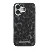 Karl Lagerfeld для iPhone 16 чехол PC/TPU Leopard Black (MagSafe)