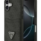 Guess для iPhone 17 чехол PU 4G Double cardslot Triangle metal logo Hard Black