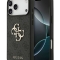 Guess для iPhone 17 Pro Max чехол PU 4G Big metal logo Hard Black