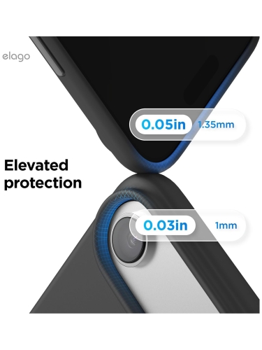Elago для iPhone Air чехол Magnetic Silicone Black (MagSafe)