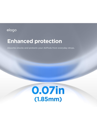 Elago для AirPods Pro 3 чехол Silicone Hang case Light Blue