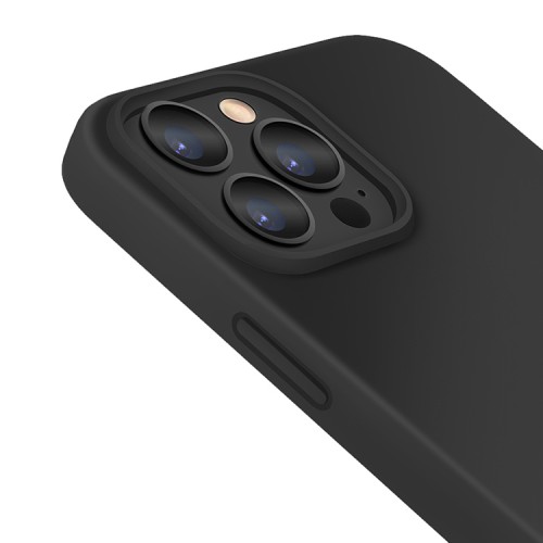 Силиконовый чехол Uniq LINO для iPhone 13 Pro, черный