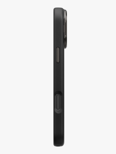 Uniq для iPhone 17 Pro Max чехол Heldro PRO Leatherette + FlexGrip & Camera stand Black (MagSafe)