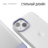 Чехол Elago GLIDE для iPhone 13, прозрачный/фиолетовый