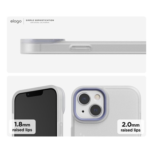 Чехол Elago GLIDE для iPhone 13, прозрачный/фиолетовый