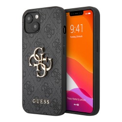 Чехол Guess 4G Big metal logo Hard для iPhone 13 mini, серый