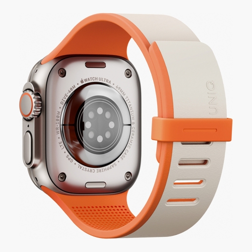 Uniq для Apple Watch 49/46/45/44 mm ремешок Revix IV reversible Magnetic Clay/Volt Orange