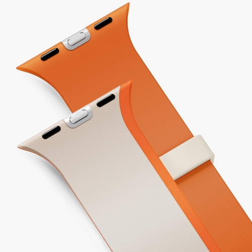 Uniq для Apple Watch 49/46/45/44 mm ремешок Revix IV reversible Magnetic Clay/Volt Orange
