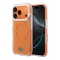 Lacoste для iPhone 17 Pro чехол ShockProof Lacquer Metal logo & Cam Hard Frosted Orange (MagSafe)