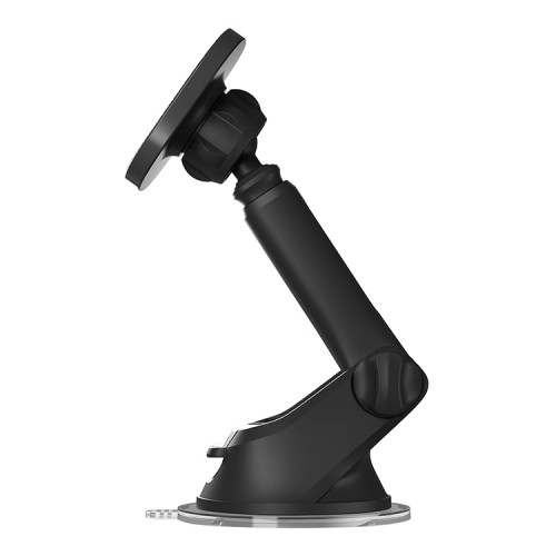 Держатель Uniq Magneo Air Magnetic wireless 15W (на торпеду/стекло/воздуховод) +АЗУ All-in-one, серый