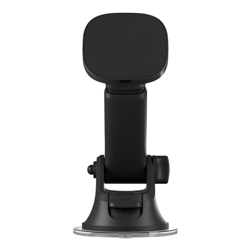 Держатель Uniq Magneo Air Magnetic wireless 15W (на торпеду/стекло/воздуховод) +АЗУ All-in-one, серый