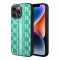 Чехол Lagerfeld PU Monogram Vertical logo Hard для iPhone 14 Pro, зеленый