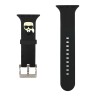 Ремешок Karl Lagerfeld Silicone Karl head для Apple Watch 49-46-45-44 mm, черный