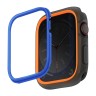 Чехол Uniq Moduo interchangable для Apple Watch 45/44 мм, оранжевый/синий