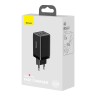 Сетевое зарядное Baseus GaN3 Pro Fast Charger 2USB-C + USB-A 65W EU +Xiaobai Cable Type-C 100W