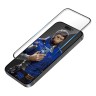 BlueO стекло для iPhone 15 Plus/14 Pro Max, 3D Anti-broken Edge Black (силик. кромка)