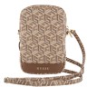 Guess для смартфонов сумка Wallet Zipper Pouch G CUBE Brown