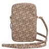 Guess для смартфонов сумка Wallet Zipper Pouch G CUBE Brown