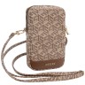 Guess для смартфонов сумка Wallet Zipper Pouch G CUBE Brown