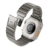 Uniq для Apple Watch 49/45/44/42 mm ремешок Strova MAG Strap Link Steel Silver