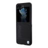 BMW для Galaxy Z Flip 5 чехол Signature Leather Logo imprint Hard Black