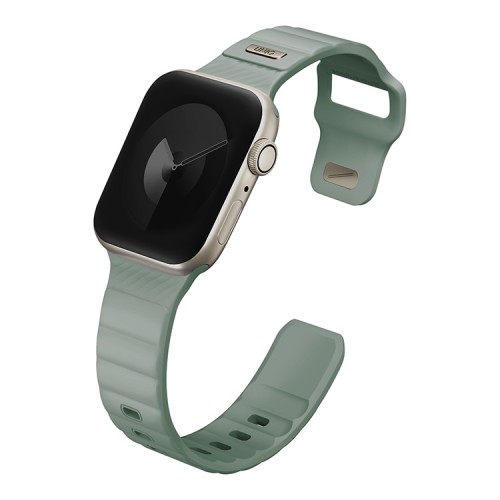 Uniq для Apple Watch 42-41-40 mm ремешок STRIDE FKM Rubber Iceplant Green