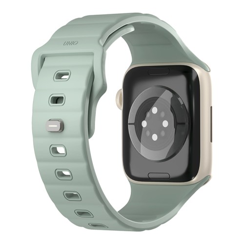 Uniq для Apple Watch 42-41-40 mm ремешок STRIDE FKM Rubber Iceplant Green