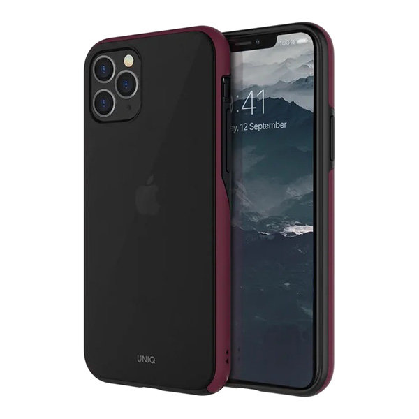 Чехол Uniq Vesto для iPhone 11 Pro Max, красная рамка