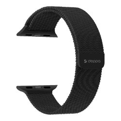 Ремешок Deppa Band Mesh для Apple Watch 38-40 mm, черный