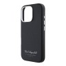 Karl Lagerfeld для iPhone 16 Pro чехол Full Wrapped Grained leather Black