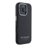 Karl Lagerfeld для iPhone 16 Pro чехол Full Wrapped Grained leather Black