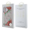 Guess для iPhone 16 чехол PU Flowers Roses Hard Pink (MagSafe)