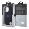Mercedes для iPhone 16 Pro Max чехол PC/TPU Double layer Bicolor Hard Blue/Black (MagSafe)