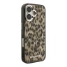 Karl Lagerfeld для iPhone 16 чехол PC/TPU Leopard Brown (MagSafe)