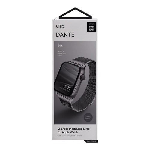 Uniq Dante Strap Steel для Apple Watch All 49/46/45/44 мм, серый