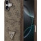 Guess для iPhone 17 чехол PU 4G Double cardslot Triangle metal logo Hard Brown
