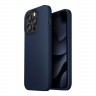 Силиконовый чехол Uniq LINO для iPhone 13 Pro, синий