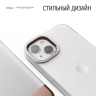 Чехол Elago GLIDE для iPhone 13, прозрачный/золотой
