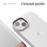 Чехол Elago GLIDE для iPhone 13, прозрачный/золотой